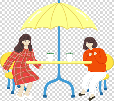 감정 가구 모션 탁자 표정 사람 컵 여자한명만 성인여자만 파일형식 놀람 야외테이블 의자 테이크아웃컵 파라솔 앉기 전신 두명 여자 성인여자한명만 성인 편집이미지 PNG 누끼