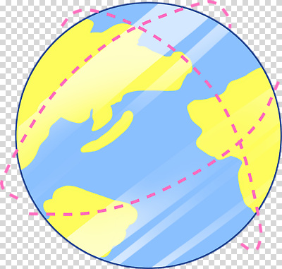 편집이미지 지구 점선 누끼 사람없음 PNG 선 파일형식