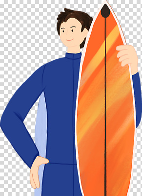 편집이미지 남자 수영복 허리손 한명 미소 누끼 상반신 성인 파란색 잡기 서핑보드 PNG 방앗간 성인남자한명만 1 옷 컬러 포즈 모션 표정 사람 보드_스포츠 남자한명만 성인남자만 파일형식
