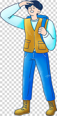 전신 편집이미지 남자 여행 배낭 한명 미소 누끼 성인 파란색 손들기 탐험 잡기 등산객 등산복 등산가방 PNG 성인남자한명만 1 옷 컬러 가방 모션 표정 사람 등산 남자한명만 성인남자만 파일형식