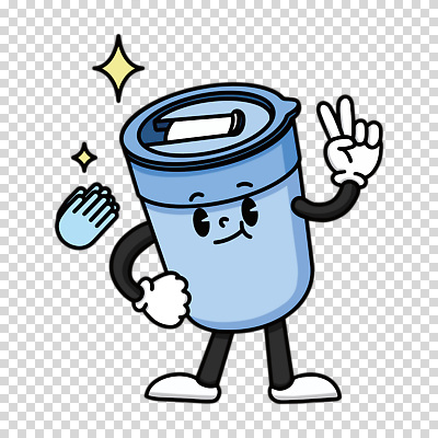 편집이미지 캐릭터 허리손 누끼 사람없음 반짝임 박수 브이 PNG 텀블러 포즈 모션 손짓 컵 파일형식