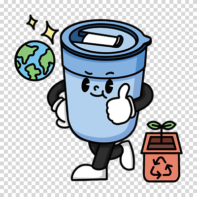편집이미지 캐릭터 지구 허리손 누끼 사람없음 반짝임 새싹 재활용 분리수거 따봉 PNG 텀블러 식물 포즈 모션 컵 최고 친환경 파일형식
