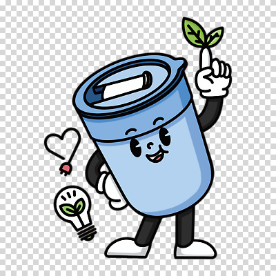 편집이미지 캐릭터 허리손 전구 숙이기 누끼 사람없음 새싹 가리킴 플러그 PNG 텀블러 식물 포즈 손짓 컵 파일형식