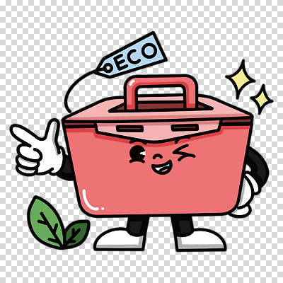 편집이미지 캐릭터 허리손 잎 윙크 누끼 사람없음 반짝임 가리킴 용기 에코 PNG 다회용품 식물 그릇 포즈 모션 표정 손짓 환경 재활용품 파일형식