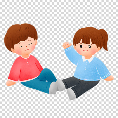 모션 사람 파일형식 손들기 앉기 전신 두명 남자 여자 어린이 PNG 편집이미지 누끼