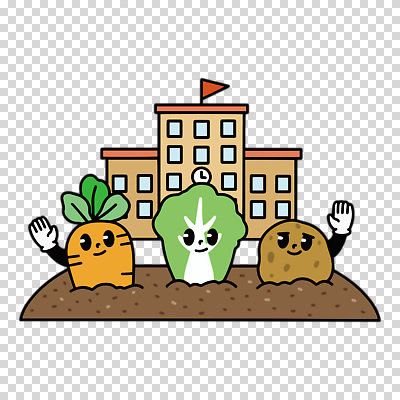 편집이미지 학교 감자 누끼 사람없음 당근 배추 손인사 PNG 당근캐릭터 배추캐릭터 텃밭 감자캐릭터 캐릭터 교육 밭 채소 뿌리채소 인사 파일형식