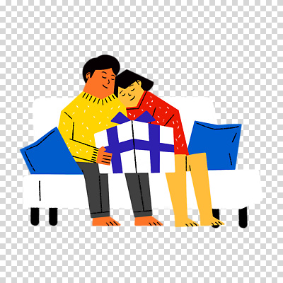 의자 관계 모션 선물 사람 상자 파일형식 전신 선물상자 들기 눈감음 기댐 쿠션 소파 앉기 커플 두명 여자 남자 PNG 편집이미지 누끼