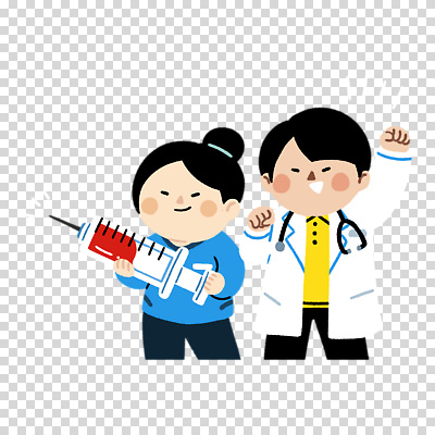 편집이미지 여자 남자 주사기 들기 누끼 두명 손들기 파이팅 간호사 의사 PNG 의료기기 모션 사람 의료진 파일형식