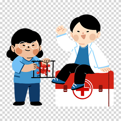 전신 편집이미지 여자 남자 들기 누끼 앉기 두명 간호사 의사 구급상자 손인사 박테리아 PNG 케이지 안경낌 안경 의학 모션 사람 의료진 인사 의료용품 파일형식 반려용품