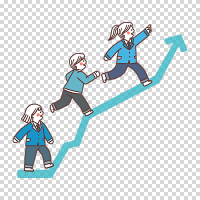 전신 편집이미지 여자 남자 화살표 누끼 세명 파란색 달리기 가리킴 상승 오르기 PNG 컬러 컨셉 모션 사람 손짓 파일형식