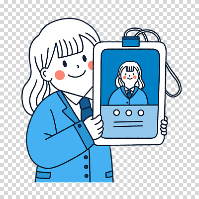 편집이미지 여자 들기 누끼 정장 상반신 두명 파란색 PNG 사원증 프로필 옷 컬러 비즈니스 모션 사람 파일형식