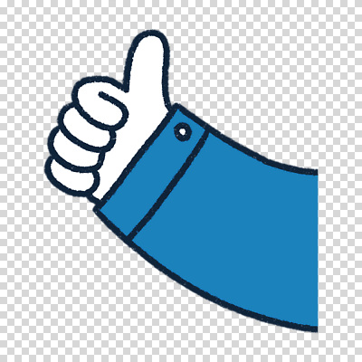 편집이미지 손 누끼 신체부위 파란색 따봉 PNG 컬러 사람 최고 파일형식