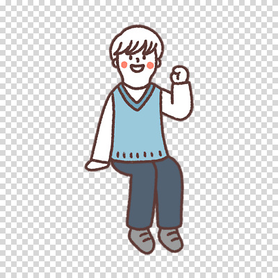 전신 편집이미지 남자 한명 누끼 앉기 손들기 PNG 1 모션 사람 파일형식