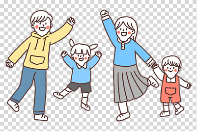 전신 편집이미지 여자 남자 어린이 가족 누끼 여러명 손들기 손잡기 만세 PNG 다리들기 다수 관계 모션 사람 파일형식