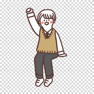 전신 편집이미지 남자 교복 한명 누끼 앉기 손들기 PNG 1 옷 모션 사람 파일형식