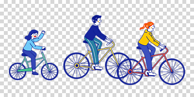 모션 사람 바이크 인사 파일형식 손인사 승차 자전거 전신 세명 여자 남자 편집이미지 PNG 누끼