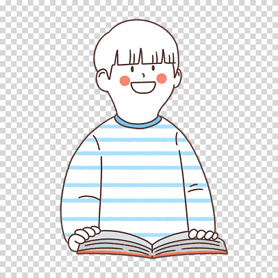 편집이미지 남자 어린이 한명 누끼 상반신 책 독서 펼침 PNG 1 모션 사람 파일형식