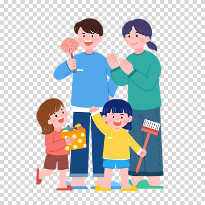전신 편집이미지 여자 남자 어린이 가족 들기 누끼 여러명 장난감 손들기 박수 먼지떨이 빗자루 PNG 장난감가게 대청소 다수 관계 모션 사람 손짓 상점 청소도구 청소 파일형식
