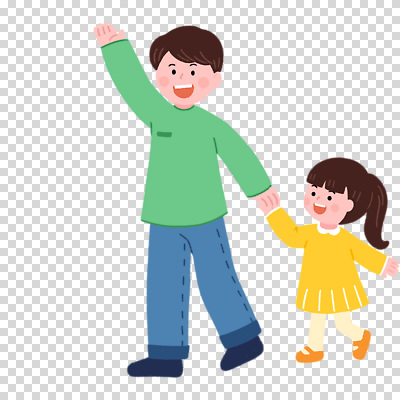 전신 편집이미지 여자 남자 어린이 누끼 두명 손들기 걷기 손잡기 PNG 길건너기 부녀 딸 가족 모션 사람 아빠 건너기 파일형식