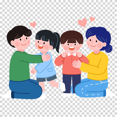 전신 편집이미지 여자 남자 어린이 가족 포옹 사랑 누끼 여러명 하트 무릎꿇기 PNG 모양 감정 다수 관계 안기 모션 사람 파일형식