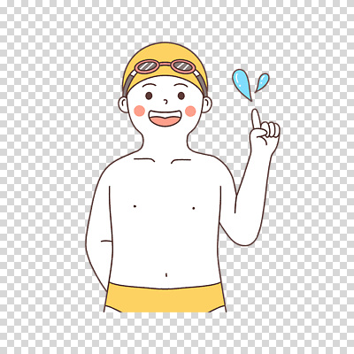 편집이미지 남자 수영복 한명 누끼 상반신 물방울 가리킴 물안경 수영모 PNG 1 옷 사람 손짓 수영용품 파일형식