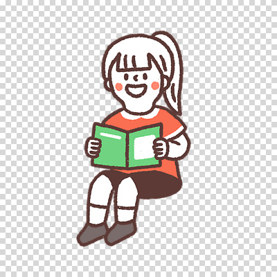 전신 편집이미지 여자 어린이 한명 들기 누끼 앉기 책 독서 PNG 1 모션 사람 파일형식