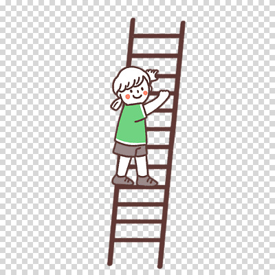 전신 편집이미지 여자 어린이 사다리 한명 누끼 잡기 오르기 PNG 1 모션 사람 도구 파일형식