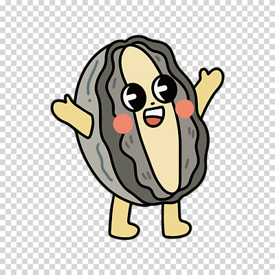 편집이미지 누끼 사람없음 만세 전복 PNG 해물캐릭터 캐릭터 모션 어패류 파일형식