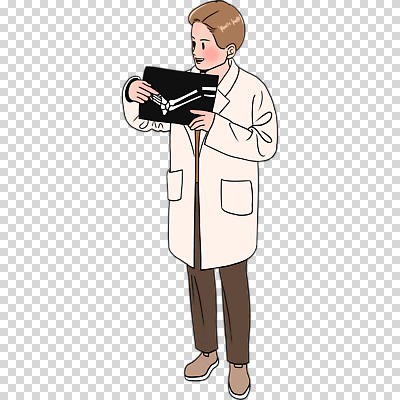 전신 편집이미지 남자 엑스레이 한명 들기 누끼 의사 PNG 1 의학 모션 사람 의료진 파일형식
