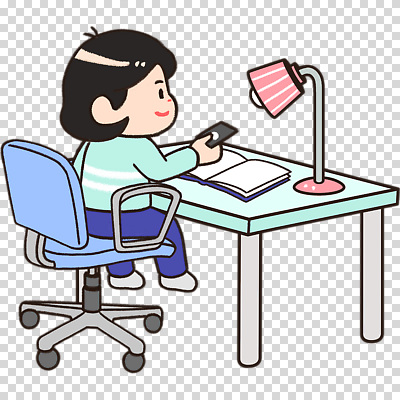 전신 편집이미지 여자 어린이 한명 들기 누끼 앉기 책 스마트폰 학습 스탠드 책상 PNG 바퀴의자 1 교육 가구 의자 모션 조명 사람 핸드폰 스마트기기 파일형식