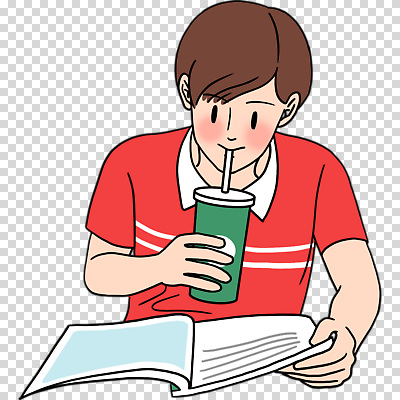 편집이미지 남자 음료 한명 누끼 상반신 책 학습 독서 마시기 잡기 PNG 음료수컵 1 교육 모션 사람 컵 파일형식