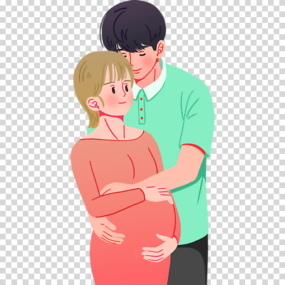모션 사람 임신 파일형식 안기 두명 여자 남자 임산부 편집이미지 PNG 누끼