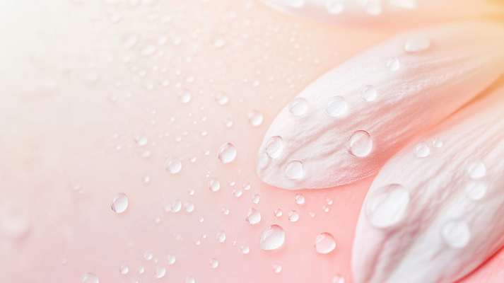 JPG 편집이미지 꽃잎 근접촬영 사람없음 물방울 아침이슬 연분홍색 편집실사 AI포토 AI콘텐츠 꽃 뷰포인트 분홍색 CG 파일형식