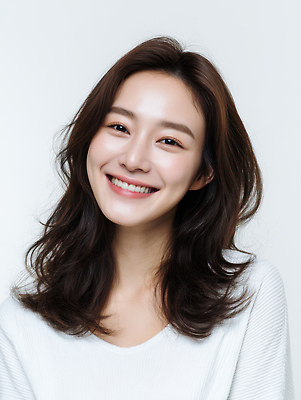 JPG 모델 편집이미지 여자 한명 미소 상반신 성인 뷰티풀 의료성형뷰티 성인여자한명만 편집실사 AI인물포토 AI콘텐츠 1 표정 사람 CG 여자한명만 성인여자만 파일형식 AI포토