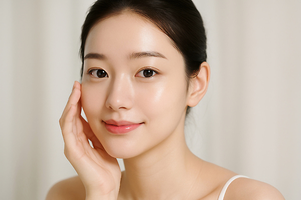 JPG 모델 편집이미지 여자 한명 미소 상반신 성인 뷰티 턱괴기 의료성형뷰티 성인여자한명만 편집실사 물광 AI인물포토 AI콘텐츠 1 모션 표정 사람 CG 여자한명만 성인여자만 파일형식 AI포토