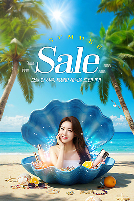 PSD 편집이미지 여자 하늘색 오렌지 목걸이 장신구 하늘 한명 미소 상반신 성인 해변 여름 모래사장 선글라스 야자수 세일 화장품 오픈 조개껍데기 보석 의료성형뷰티 성인여자한명만 이미지편집 나무 1 계절 안경 바다 과일 조개 표정 사람 파란색 뷰티 광석 여자한명만 성인여자만 파일형식