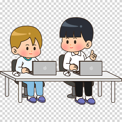 전신 편집이미지 남자 의자 누끼 앉기 두명 노트북 책상 PNG 가구 모션 사람 전자제품 파일형식