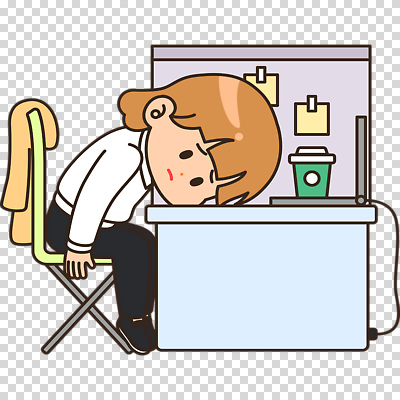 1 옷 여자 감정 가구 컨셉 비즈니스 모션 사람 컵 전자제품 사무용품 직장인 파일형식 비즈니스우먼 정장 피곤 좌절 테이크아웃컵 메모지 노트북 파티션 앉기 의자 책상 엎드리기 전신 한명 편집이미지 PNG 누끼