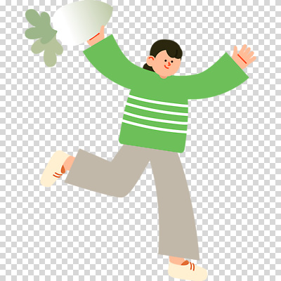전신 편집이미지 여자 한명 들기 누끼 달리기 만세 무 PNG 1 모션 뿌리채소 사람 파일형식