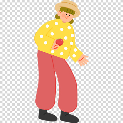 전신 편집이미지 여자 토마토 숙이기 한명 들기 누끼 밀짚모자 PNG 모자_잡화 1 포즈 채소 모션 사람 파일형식