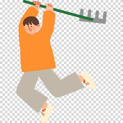 전신 편집이미지 남자 한명 들기 누끼 점프 PNG 갈퀴 휘두르기 1 모션 사람 파일형식