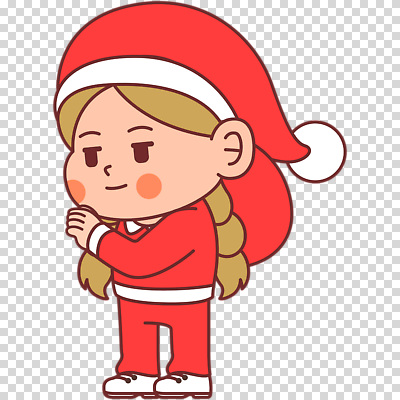 모양 1 옷 컬러 크리스마스 모션 사람 산타클로스 파일형식 빨간색 들기 보따리 산타모양 산타옷 전신 한명 여자 편집이미지 PNG 누끼