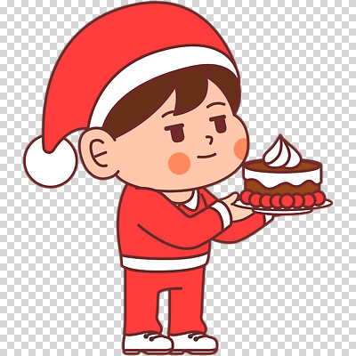 모양 1 옷 컬러 크리스마스 모션 사람 산타클로스 캐럴 파일형식 빨간색 산타옷 산타모양 크리스마스캐롤 들기 전신 한명 남자 편집이미지 PNG 누끼