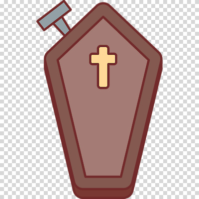 편집이미지 십자가 누끼 사람없음 갈색 PNG 관_장례 컬러 장례용품 파일형식
