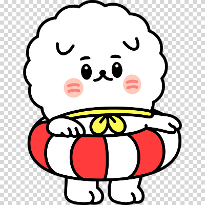 편집이미지 미소 누끼 사람없음 스카프 잡기 강아지 개캐릭터 튜브 PNG 동물캐릭터 모션 표정 반려동물 목도리 개 파일형식