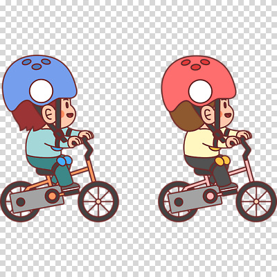 전신 편집이미지 남자 어린이 미소 누끼 소년 두명 자전거 승차 헬멧 PNG 소년만 모션 표정 사람 바이크 보호장비 남자만 어린이만 파일형식