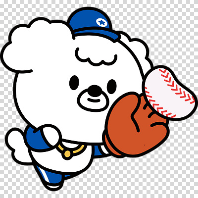 편집이미지 미소 누끼 사람없음 달리기 잡기 야구글러브 강아지 야구공 개캐릭터 PNG 손뻗기 캡모자 모자_잡화 동물캐릭터 공 모션 표정 반려동물 야구용품 글러브 개 파일형식