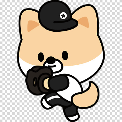 편집이미지 미소 누끼 사람없음 야구글러브 강아지 투수 개캐릭터 PNG 다리들기 캡모자 모자_잡화 동물캐릭터 모션 표정 반려동물 글러브 야구선수 개 파일형식