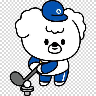 편집이미지 골프공 허리숙이기 미소 들기 누끼 사람없음 골프채 강아지 개캐릭터 PNG 골프티 캡모자 모자_잡화 동물캐릭터 공 모션 골프용품 표정 숙이기 반려동물 개 파일형식