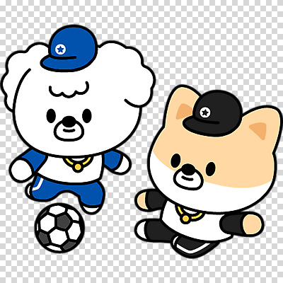 편집이미지 축구공 미소 누끼 사람없음 달리기 킥 강아지 개캐릭터 PNG 슬라이드 캡모자 추구미 모자_잡화 동물캐릭터 공 축구용품 모션 표정 반려동물 개 신조어 파일형식 유행어